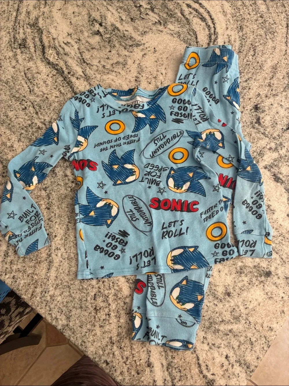 Sonic The Hedgehog Pajama Set l 4T